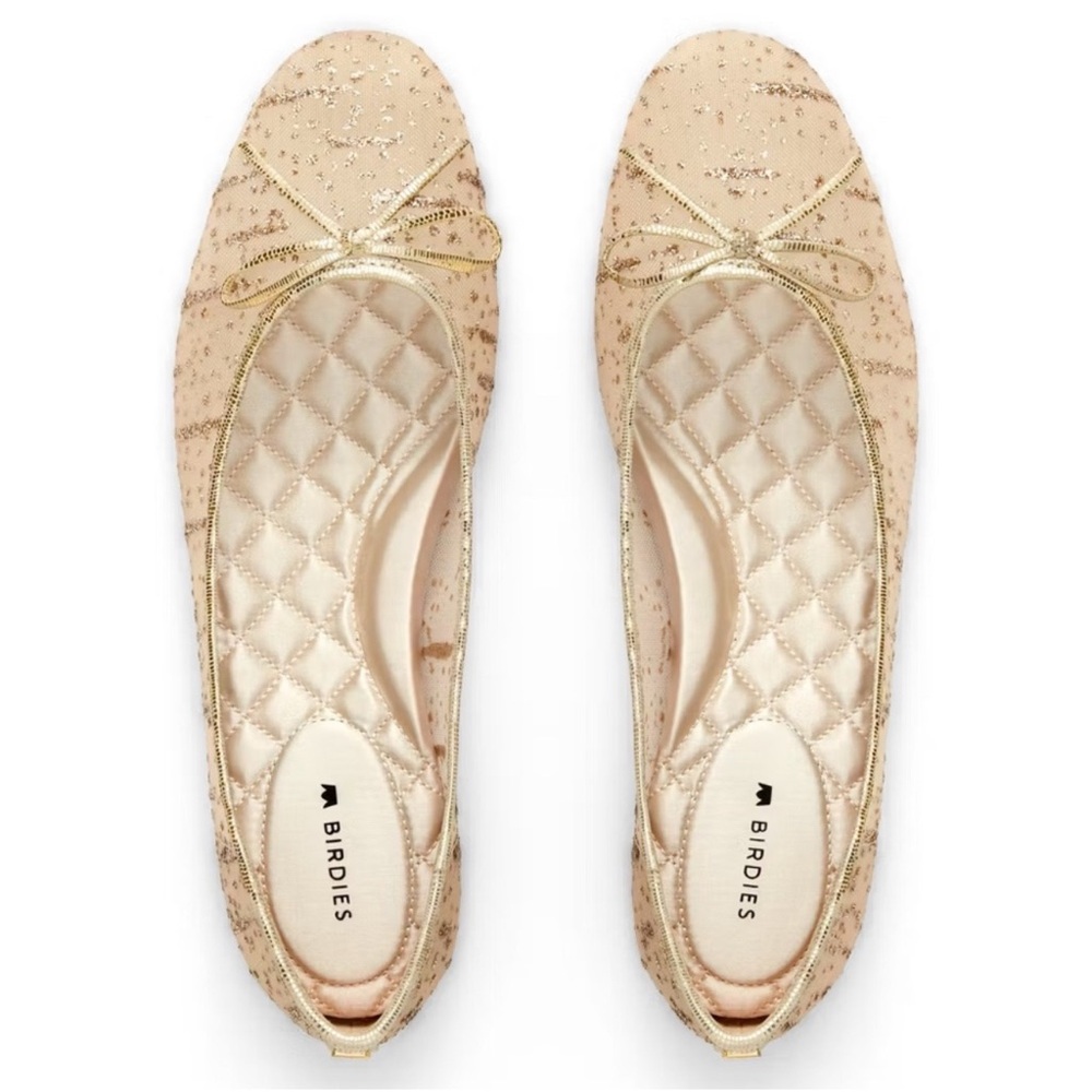 Birdies | The Songbird in Gold Mesh Sparkle Sz 10